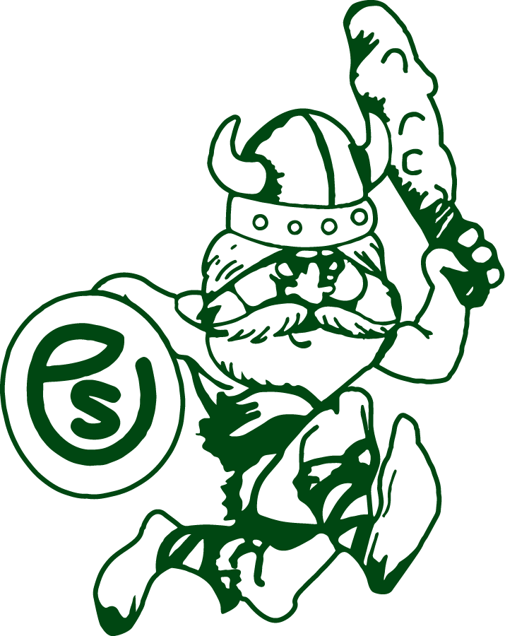 Portland State Vikings 1984-1988 Primary Logo diy DTF decal sticker